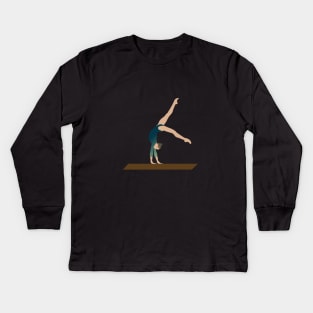 Balance Beam Kids Long Sleeve T-Shirt